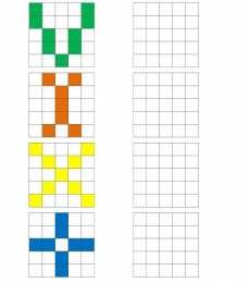 Развиваем внимание Нарисуй по клеточкам. Пиксельные узоры.Нарисуй по образцу.