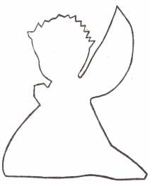 Ангелы контуры ангела для поделок на летнюю и весеннюю тему