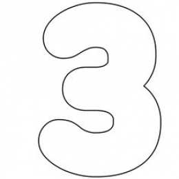 Цифры Цифры для печати на полный лист а4