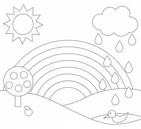 Радуга Явления природы. Радуга