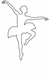 Контуры балерины Контуры и шаблоны балерин для вырезания скачать бесплатно онлайн