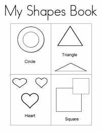 Изучаем геометрические фигуры Распечатать раскраски с геометрическими фигурами для детей 