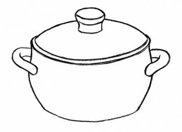 Для девочек Раскраски с изображениями посуды для девочек