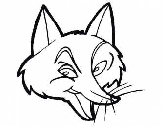 Лиса Раскраски хитрая лиса обманщица