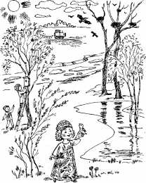 Весна Весна в деревне