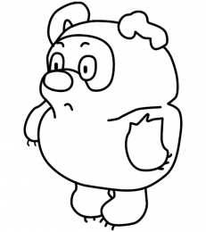 Для маленьких Раскраски для маленьких с жирным контуром