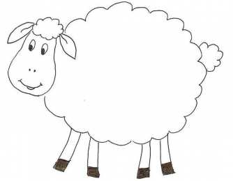 Барашек Баран. Раскраски с барашками