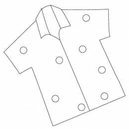 Рубашка Одежда. Рубашка для вырезания и раскрашивания 