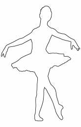 Контуры балерины Контуры и шаблоны балерин для вырезания скачать бесплатно онлайн