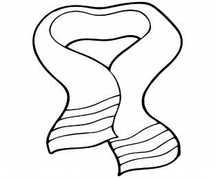 шарф Зимняя одежда, шарф