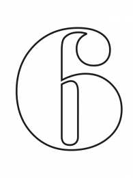 Цифры Цифры для печати на полный лист а4