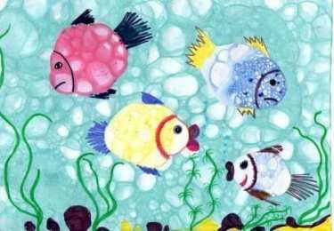 Рисуем мыльными пузырями Рисунки гуашью мыльными пузырями