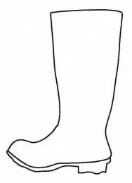 Сапоги Раскраски с сапогами. Обувь. Раскраски для вырезания и раскрашивания