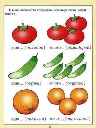 Один много Задания где нужно назвать предметы используя один и много