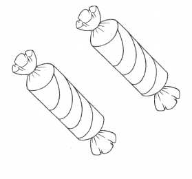 Конфеты Раскраски с конфетами и чупа чупсами