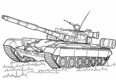 Танки раскраски с танками и военной техникой