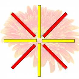 Счетные палочки Фигуры из цветных счетных палочек