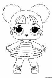 Куклы раскраски с куклами лол для девочек