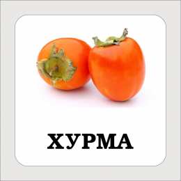 Фрукты Карточки с подписными фруктами. Скачать бесплатно.