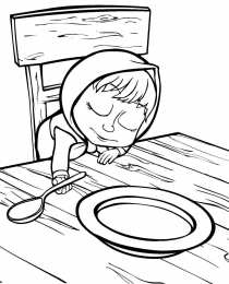 Маша и медведь Маша и медведь. раскраски из мультфильма