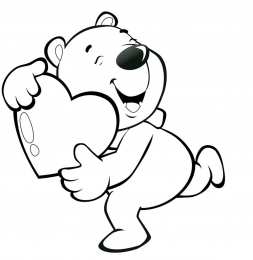 Медвежонок Раскраски с медведями и медвежатами