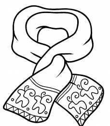 шарф Зимняя одежда, шарф