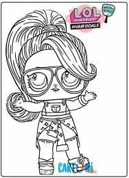 Куклы LOL 5 серия Раскраски куклы лол Twang, 