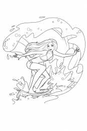 Барби Барби серфит