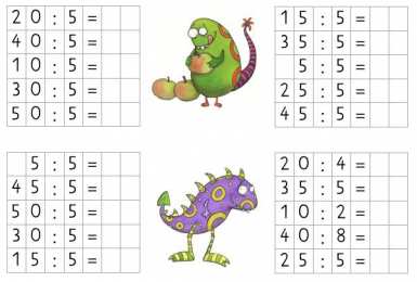 Задания на деление Математические задания на деление