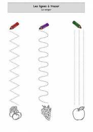 Графомоторные дорожки Простые графомоторные дорожки 