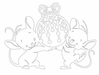 Вытынанки Узоры на новый год. Вытынанки