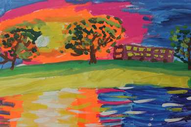 Лето дети рисуют как я провел лето. Детские рисунки про лето