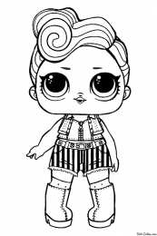 Куклы раскраски с куклами лол для девочек
