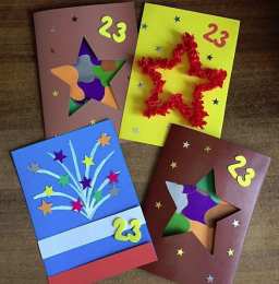 Поделки на 23 февраля Поделки на 23 февраля для детского сада