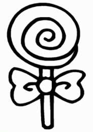 Леденец Раскраска леденец, конфета или чупа чупс