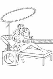 Барби Барби на пляже