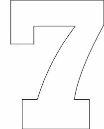 Цифры Цифры для печати на полный лист а4