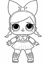 Для девочек Раскраски куклы лол для девочек скачать бесплатно онлайн