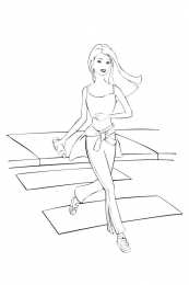 Барби Барби занимается спортом