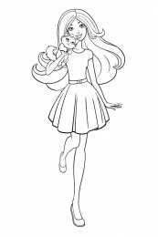 Барби Барби с милым котиком