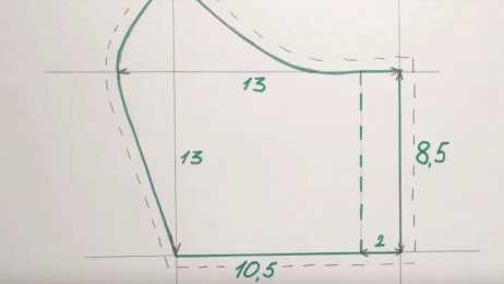 Выкройки медецинских масок  Выкройки для медицинских масок