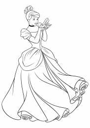Для девочек Раскраски с принцессами из мультфильмов для девочек. 