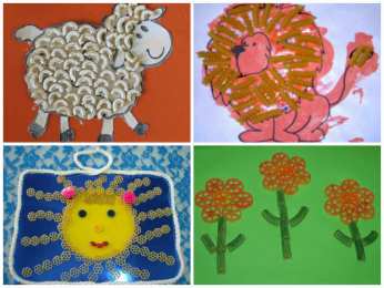 Поделки из продуктов питания Поделка из макарон.