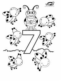 Раскраски с цифрами от 1 до 10 Раскраски для малышей с цифрами от 1 до 10 для раннего развития 