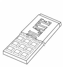 Шоколад Шоколадки. Раскраски с плитками шоколада и шоколадными конфетами