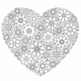 Контуры сердца. Сердечки Контуры сердец и валентинок для вырезания, поделок и аппликаций
