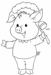 Животные Раскраски с животными для малышей