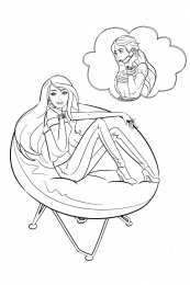 Барби Барби звонит подруге