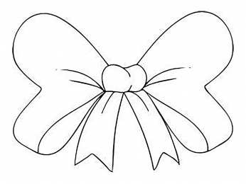 Раскраски с бантиком Раскраски с бантом