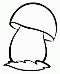 Грибы Раскраски грибов скачать и распечатать онлайн бесплатно